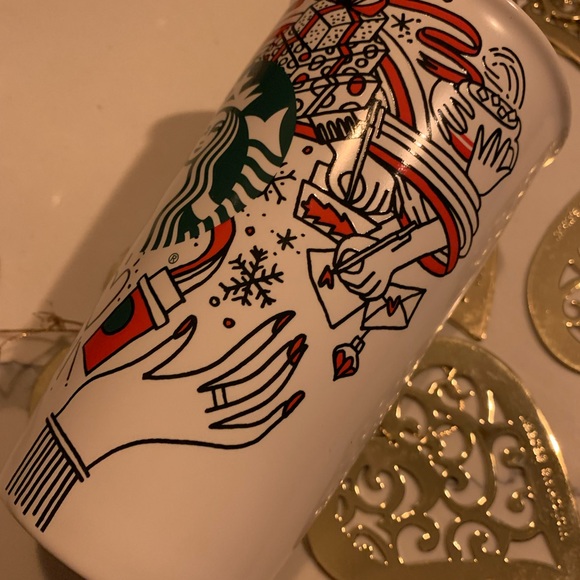 Starbucks 2017 Holiday Traveler Ceramic cup - Picture 3 of 6